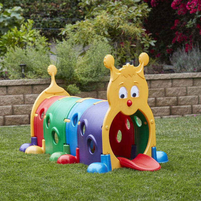 ECR4Kids "Gus" Four Section ClimbnCrawl Caterpillar Tunnel Playground